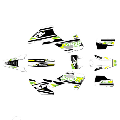 husqvarna fe350 graphics kit 2026-2027 fresh series green