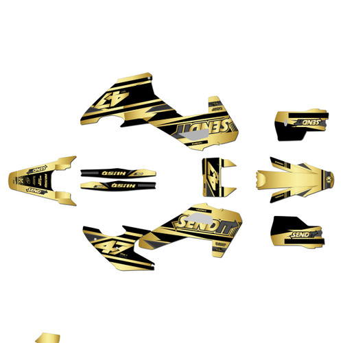 husqvarna fe350 graphics kit 2026-2027 fresh series gold