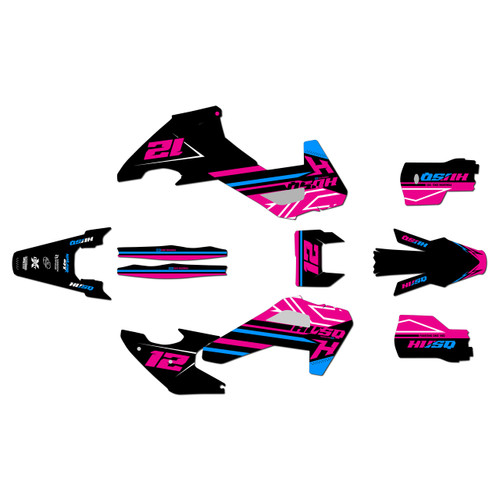 husqvarna fe350 graphics kit 2026-2027 serenity series magenta