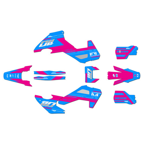 husqvarna fe350 graphics kit 2026-2027 toulouse series magenta