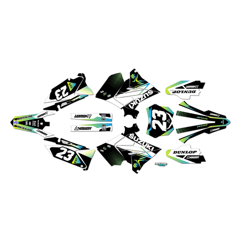 Graphics Kit for Suzuki RM250 POLISPORT (2001-2008) Evader Series