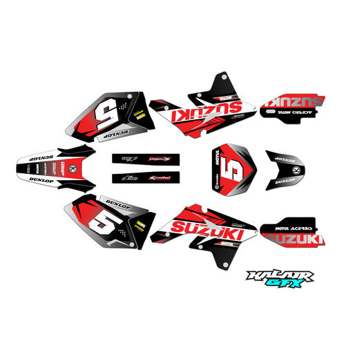 Graphics Kit for Suzuki RMZ250 (2007-2009) Turbo Series