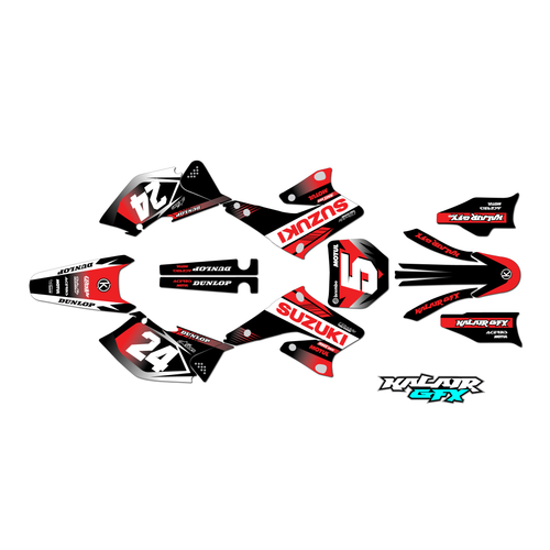 Graphics Kit for Suzuki RMZ250 (2004-2006) Turbo Series