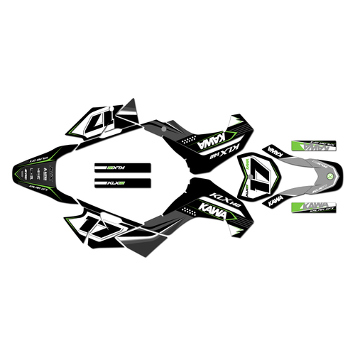 Graphics Kit for Kawasaki KLX140 (2008-2018) Stellar Series