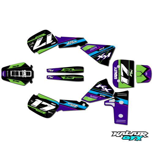 Graphics Kit for Kawasaki KX60 (1984-2004) Axis Series