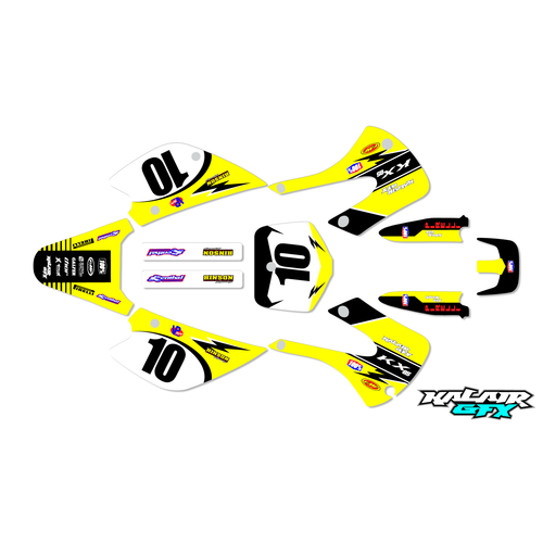 Graphics Kit for Kawasaki KX100 (2001-2013) Speed Series