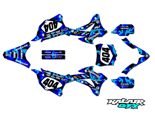 Graphics Kit for Kawasaki KX85 (2014-2021) Invasion Series