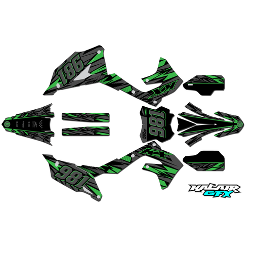 Graphics Kit for Kawasaki KX250 (2021-2024) Twitch Series