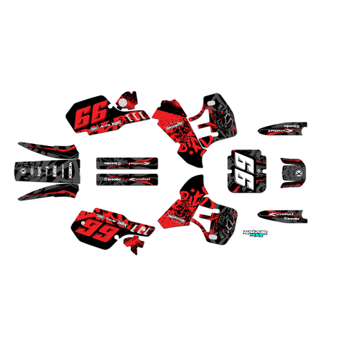 Graphics Kit for Kawasaki KX500 (1989-1998) Revolt Series