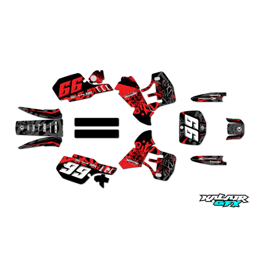 Graphics Kit for Kawasaki KX500 (1999-2004) Revolt Series