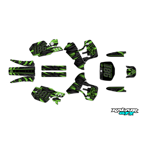 Graphics Kit for Kawasaki KX500 (1999-2004) Twitch Series