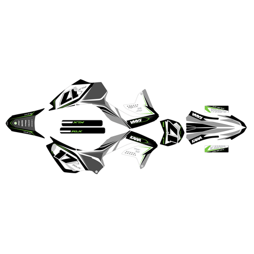 Graphics Kit for Kawasaki KLX230R (2020-2024) Stellar Series