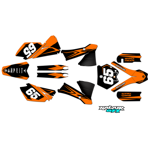 Graphics Kit for KTM Motocross 2-stroke 85 SX 85SX (2003-2005) Bold Series