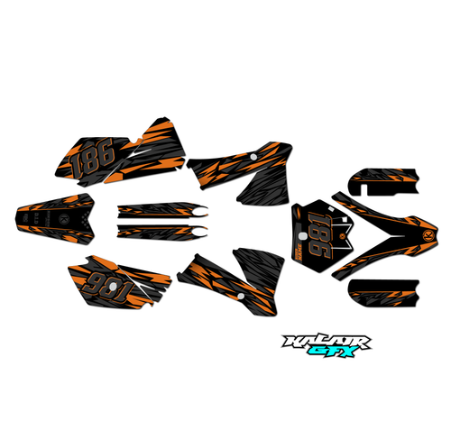 Graphics Kit for KTM Motocross 2-stroke 85 SX 85SX (2003-2005) Twitch Series