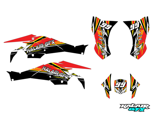 Graphics Kit for Canam DS450 (2008-2015) Shred Series