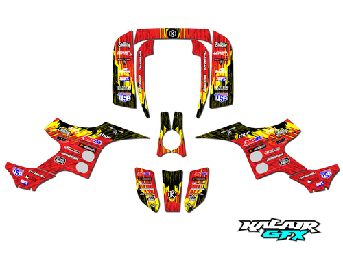 Graphics Kit for Honda TRX90 (1993-2005) Fracture Series