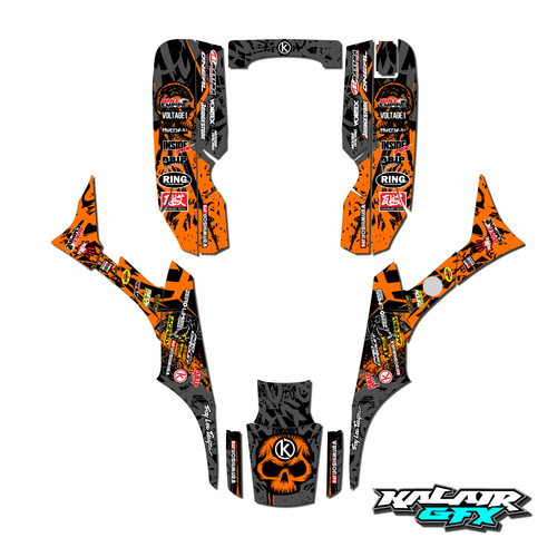 Graphics Kit for Honda TRX300EX (1993-2006) Revolt Series