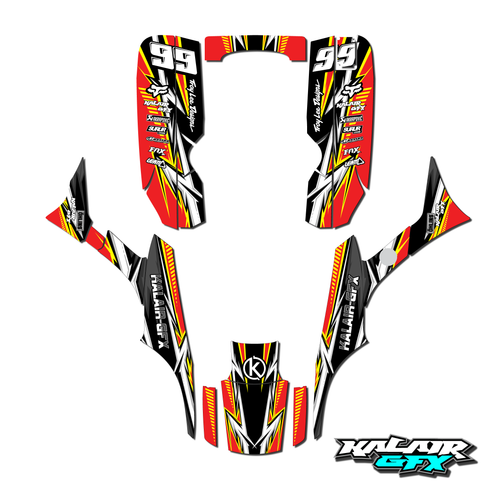 Graphics Kit for Honda TRX300EX (1993-2006) Shred Series