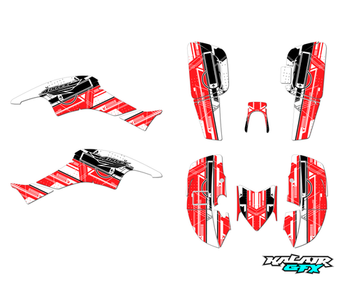 Graphics Kit for Honda TRX400EX (2005-2007) Future Series