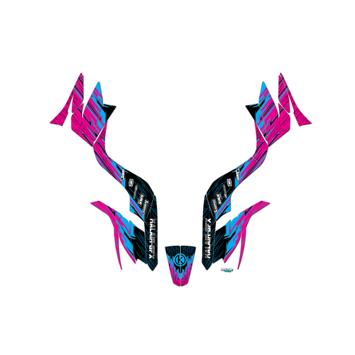 Graphics Kit for Kawasaki KFX90 (2007-2022) Fracture Series