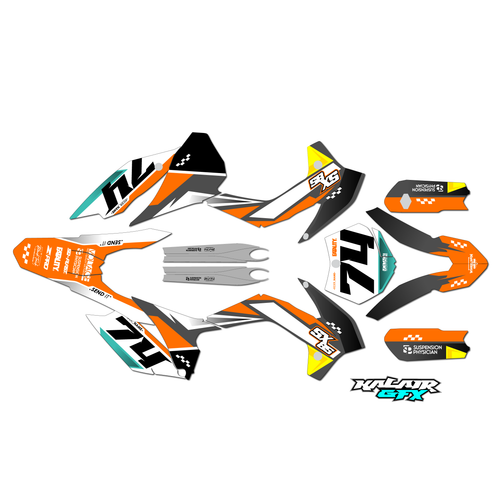 Graphics Kit for KTM Motocross 2-stroke 85 SX 85SX (2013-2014) Prestige Series