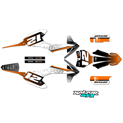 Graphics Kit for KTM 50SX (2016-2018) Flow Series