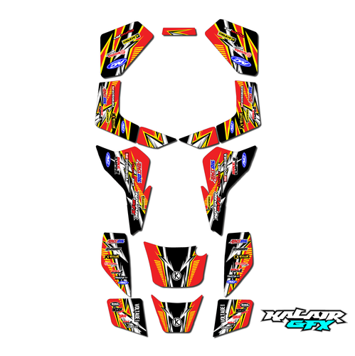 Graphics Kit for Suzuki LT80 (All years) Shred Series