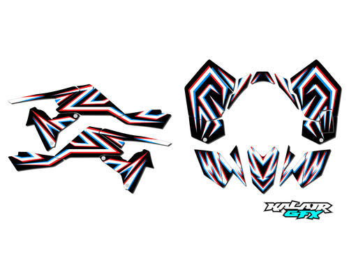 Graphics Kit for Suzuki LTR450 (2006-2011) Vision Series