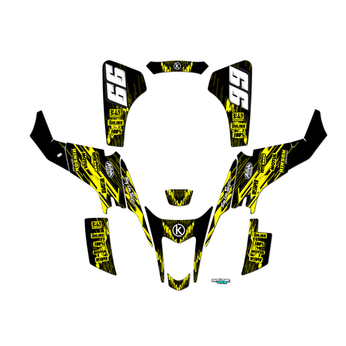 Graphics Kit for Suzuki LTZ400 (2003-2008) Fracture Series