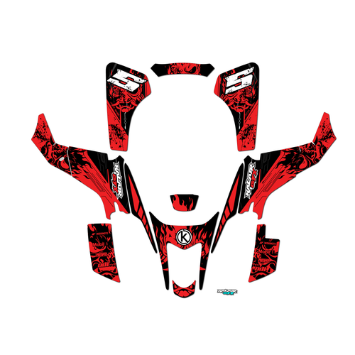 Graphics Kit for Suzuki LTZ400 (2003-2008) Night-city Series