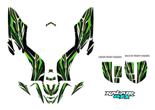 Graphics Kit for Yamaha RAPTOR 125 (All years) Prime Series