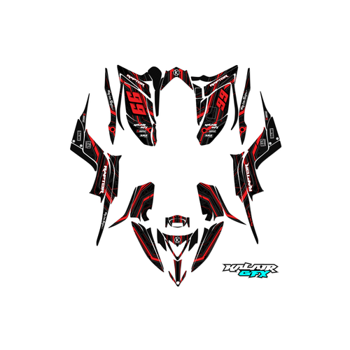 Graphics Kit for Yamaha RAPTOR 700 (2013-2020) Electron Series