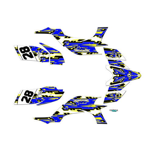 Graphics Kit for Yamaha YFZ450 (2004-2008) Incision Series