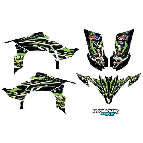 Graphics Kit for Yamaha YFZ450R (2009-2013) Prime Series