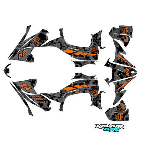 Graphics Kit for Yamaha YFZ450R (2014-2023) Invasion Series