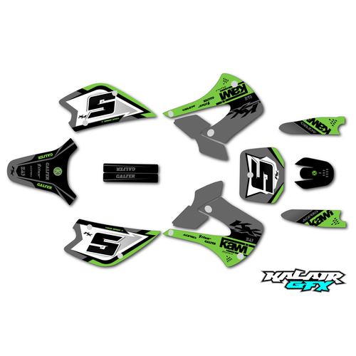 Graphics Kit for Kawasaki KX85 UFO (2001-2013) Venom Series