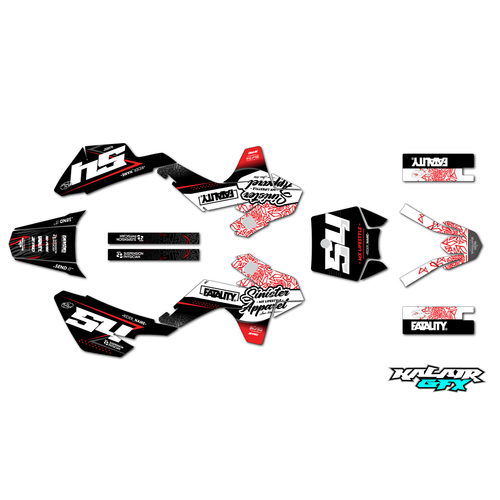 Graphics Kit for SSR SR125 (2021+) Fatality Series