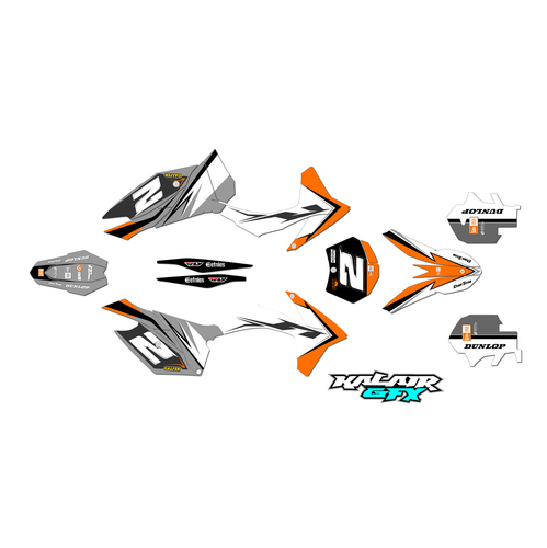 Graphics Kit for KTM 150 XC (2012) Bold Series