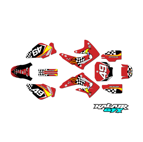 Graphics Kit for Honda CR85 (2003-2014) Pecker Series