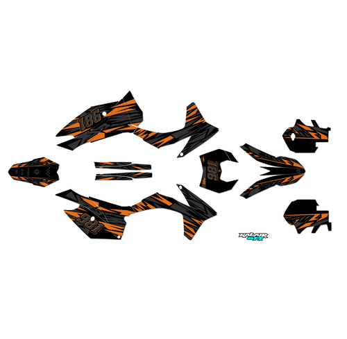 Graphics Kit for KTM 500 XCF-W (2012-2013) Twitch Series