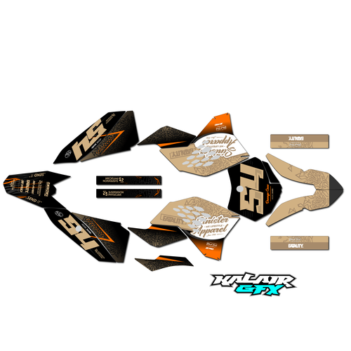 Graphics Kit for KTM 50SX (2009-2011) Fatality Series