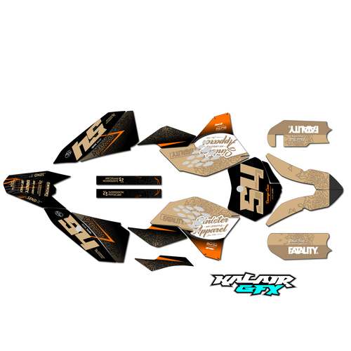 Graphics Kit for KTM 50SX (2012-2015) Fatality Series