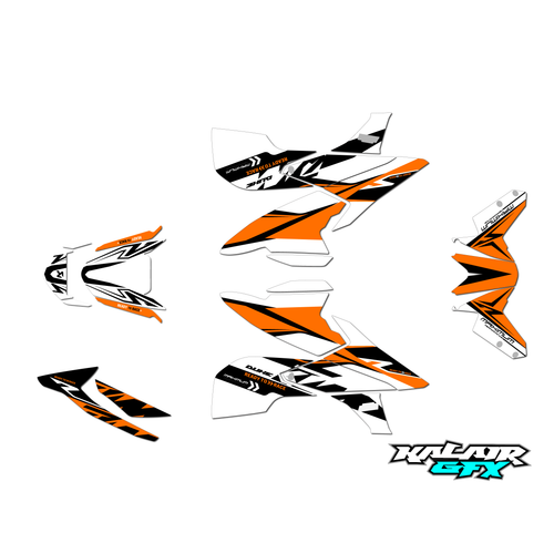 Graphics Kit for KTM 1290 SUPER DUKE R  (2017-2019) Swoosh Series