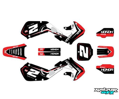 Graphics Kit for Honda CR125 (1998-1999) Lightning Series