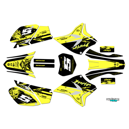 Graphics Kit for Yamaha TT-R230 (2005-2023) Night-city Series