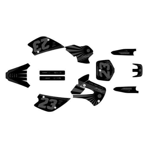 Graphics Kit for Kawasaki KX 80 (1998-2004) Fh Series