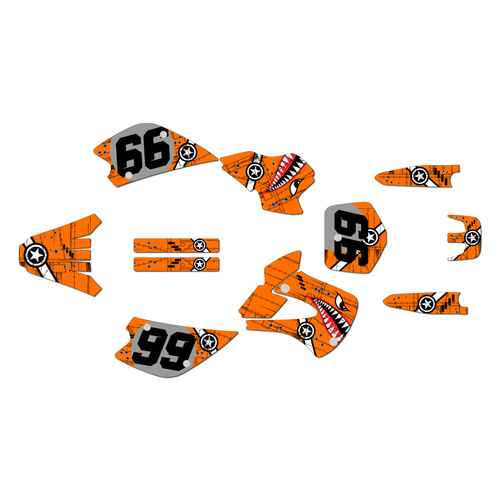 Graphics Kit for Kawasaki KX 80 (1998-2004) Predator Series