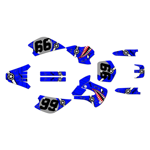 Graphics Kit for Kawasaki KX 80 (1998-2004) Predator Series
