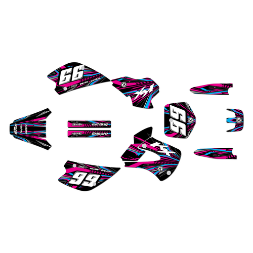 Graphics Kit for Kawasaki KX 80 (1998-2004) Prime Series