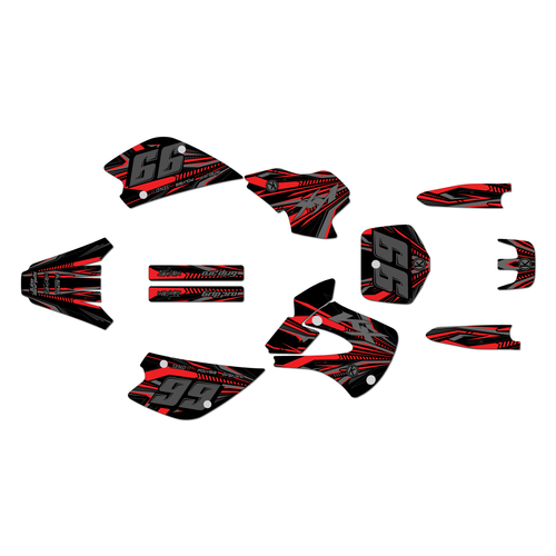 Graphics Kit for Kawasaki KX 80 (1998-2004) Prime Series